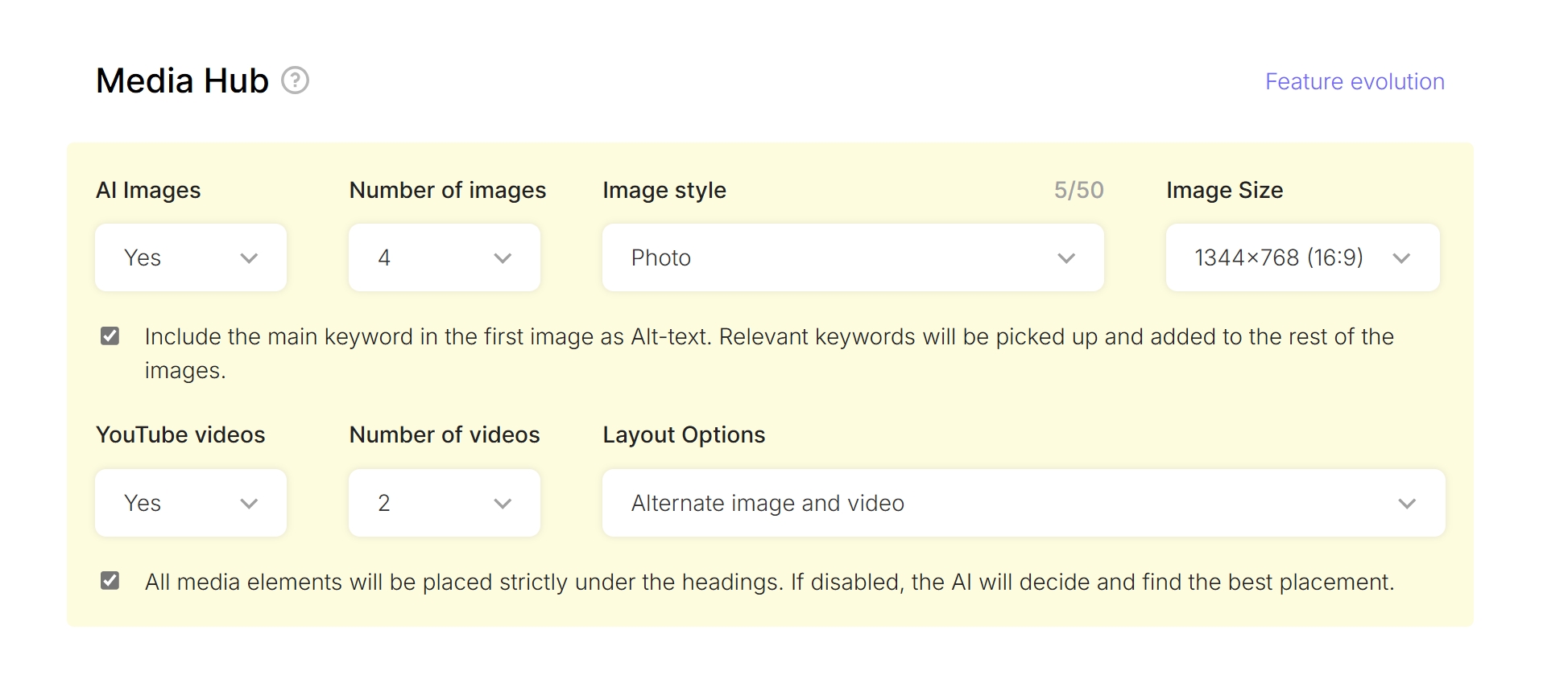 screenshot of SEO WRITING